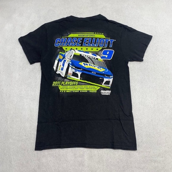 NASCAR Chase Elliott Graphic Racing Tee Thrifted Vintage Style Size L - Picture 8 of 11